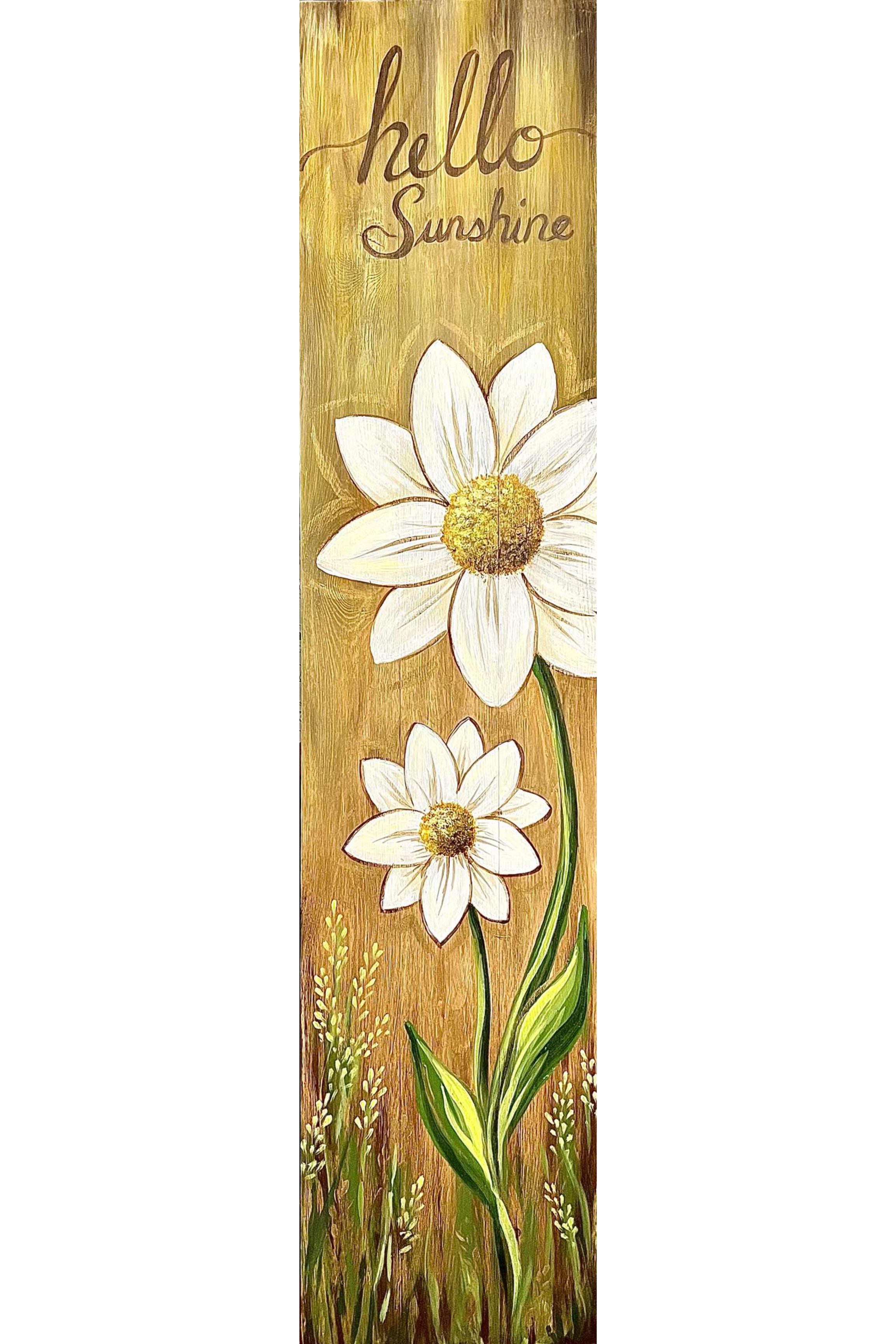 Sunshine Daisies Porch Leaner 